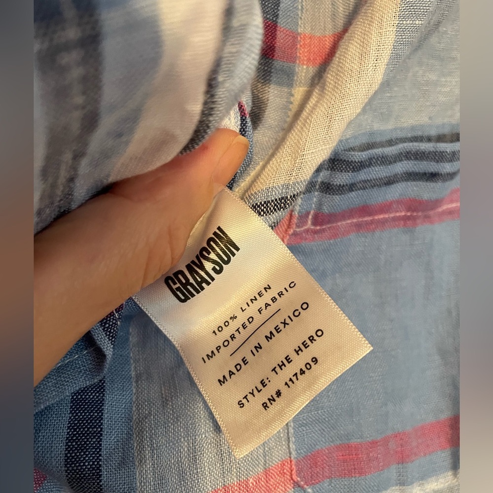 Linen Grayson button down. NWT - image 5